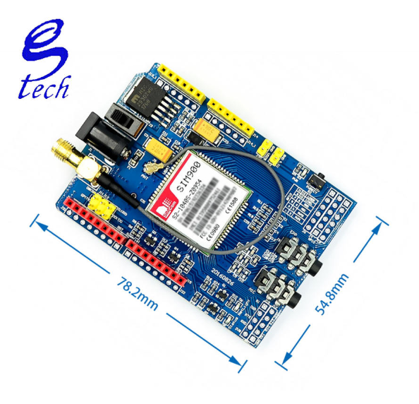SIM900 850/900/1800/1900 MHz GPRS/GSM GSM Module Quad-Band Frequency GSM GPRS SMS PCB Module Development Board SIM900