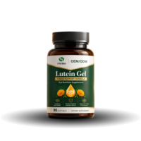 Lutein OEM ODM Private Label Softgel Lutein, Lutein dengan Ekstrak Marigold Anti Cahaya Biru Suplemen Perawatan Penglihatan Kapsul