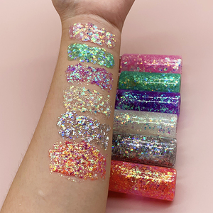 Pot d'emballage de 35ml de gel pailleté cosmétique pailleté poudre pailletée <span class=keywords><strong>maquillage</strong></span> pour cheveux visage corps art décoration - Product Image 5