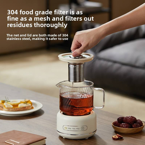 Bouilloire électrique en verre, machine à thé multifonction, pot de cuisson automatique, température constante, pour la cuisson et la préparation, utilisation au bureau et à la maison - Product Image 1