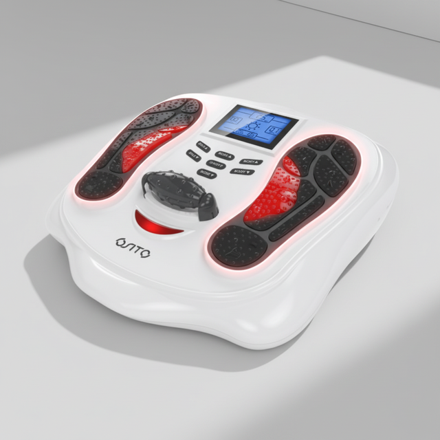 EMS Muscle Stimulator Pad LED Light Source Tens Units Machine 25 Modes 99 Intensity Levels Infrared Physiotherapy Foot Massager