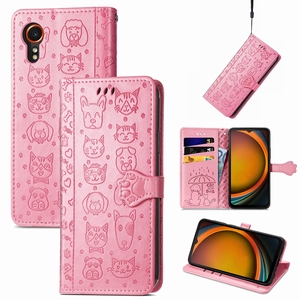 Étui portefeuille à rabat imprimé chat et chien mignon pour <span class=keywords><strong>Samsung</strong></span> X Cover 7, pour Infinix HOT 12i, étui pour carte de crédit - Product Image 5