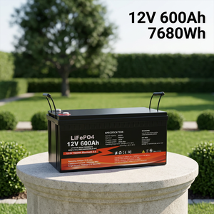 Batterie au lithium LiFePO4 12,8V 25,6V 50Ah-400Ah, cellules de qualité A à plus de 6000 cycles profonds, BMS intelligent intégré pour applications solaires domestiques, VR et hors réseau - Product Image 1