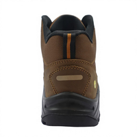 Bottes de travail unisexes AOXIANG en cuir nubuck respirant avec embout en acier anti-perforation pour toutes les saisons