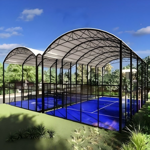 Pista de Pádel Impermeable con Iluminación y Techo Panorámico, Pista de Tenis de Pádel Duradera, Fabricante Integral - Product Image 3