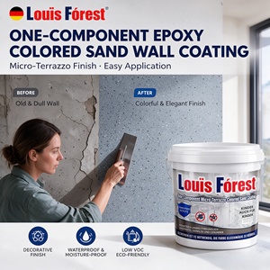 Pintura <span class=keywords><strong>de</strong></span> Pared con Efecto <span class=keywords><strong>de</strong></span> <span class=keywords><strong>Piedra</strong></span> y Arena Epoxi, Resistente al Desgaste y a los Rayos UV, <span class=keywords><strong>para</strong></span> Decoración Exterior Residencial, Venta al Por Mayor - Product Image 1