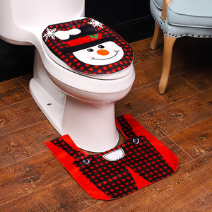 Decorazioni Natalizie per la Casa <span class=keywords><strong>Buon</strong></span> <span class=keywords><strong>Natale</strong></span> 2020 Felice <span class=keywords><strong>Anno</strong></span> Nuovo 2021 Copriwater Babbo <span class=keywords><strong>Natale</strong></span> Decorazioni di <span class=keywords><strong>Natale</strong></span> - Product Image 6