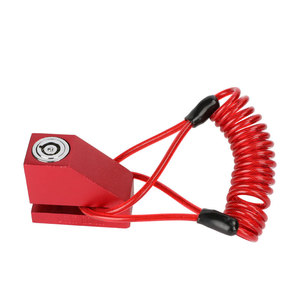 150cm chống trộm thép Xe Đạp Khóa mùa xuân cáp với đĩa báo động khóa xe đạp an ninh và xe máy trộm cắp bảo vệ nhắc nhở - Product Image 1