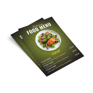 Impresión de Páginas Promocionales Personalizadas <span class=keywords><strong>para</strong></span> Restaurantes, Menú a Todo Color, Folleto <span class=keywords><strong>para</strong></span> Cafetería, Bistro, Hotel, Decoración de Cafetería - Product Image 3