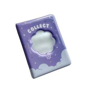 Coreano Ins estilo lindo flor helado en forma de hueco 3 pulgadas Mini foto titular de la tarjeta Star-Chasing Idol Photocard Album - Product Image 4