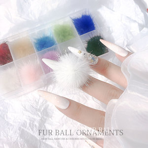 <span class=keywords><strong>Pas</strong></span> <span class=keywords><strong>cher</strong></span> Vente en gros D Magnet Fashion Balls Mignon Design Pompons Peluche Ball <span class=keywords><strong>Nail</strong></span> <span class=keywords><strong>Art</strong></span> Autocollants Feuille Papier <span class=keywords><strong>Nail</strong></span> Décoration Accessoires - Product Image 3
