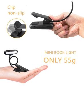La prima scelta per la lettura di <span class=keywords><strong>notte</strong></span> lampada a clip 3 colori e 9 livelli di luminosità - Product Image 3