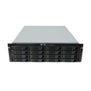 3U 16 מפרצים החלפה חמה 19 אינץ rackmount תעשייתי שרת מארז עם גבוהה אחסון נטו עבודה מקרה