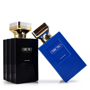 Botella de Perfume de Vidrio Corrugado de 100 ml, Personalizada y de Lujo, para Hombre, con Caja de Regalo Cuadrada a Juego - Product Image 3