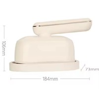 Fer à repasser vapeur portable, petit fer électrique à main avec semelles en aluminium, gadget pratique pour la maison et le dortoir