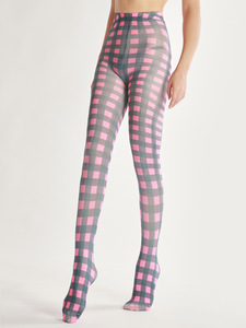 Pantis estampados personalizados para mujer, medias con letras de diseñador, de alta calidad - Product Image 4