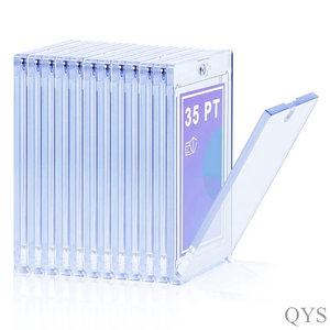 Qys 35PT ที่ใส่บัตรแม่เหล็กแบบสัมผัสเดียวเคสสำหรับแสดงบัตรเพื่อการป้องกันรังสียูวีสำหรับคอลเลกชัน TCG - Product Image 5