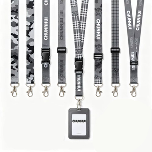 Personalised Leather Silicone <strong>Bead</strong> Necklace Women Kids' Woven Lanyards Adjustable Hook Clip Hard Attachment For Teachers Team - Product Image 1