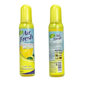 Perfume refrescante de limão oem 230ml, rosa internacional de lavanda, ar fresco para spray