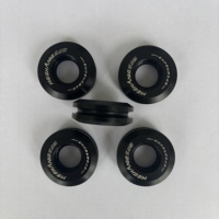 Poulies en plastique de petite taille usinées sur commande par CNC : Rouleaux en POM et roues à gorge en U/V/H avec roulements
