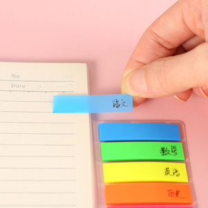Cheap Colorful Custom Design Transparent Plastic Pet Self-adhesive <strong>Index</strong> <strong>Tabs</strong> Film <strong>Index</strong> Stationery Sticky Note <strong>Tabs</strong> - Product Image 6