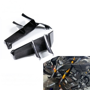 ZHONGHONG 3K Dry Carbon Fiber Winglets for Yamaha MT09 2024-2026 Direct OEM Fairing Spoiler Black <b>Gloss</b>/Matte <b>Clear</b> Coated - Product Image 1