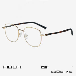 高品質でおしゃれなパソコン用メガネ、ブルーライトカット、無地柄、レトロ、ユニセックス、処方箋対応、光学フレームメガネ - Product Image 1