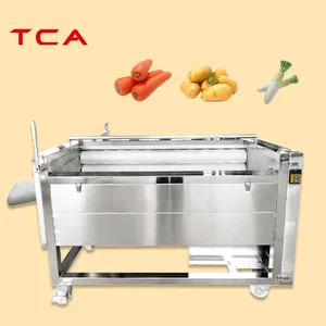 TCA hot sale easy operation Full Automatic Potato Peeler Wash Peeling Machine Potato Chips Making Machine