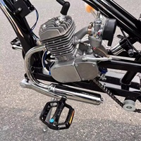 Vélo Moteur Chopper OEM en Stock, 24 Pouces, Moteur à Essence 50cc