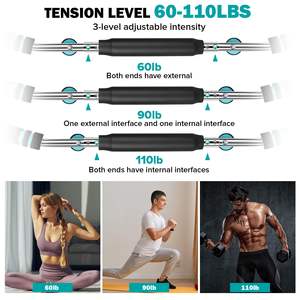 Adjustable Home Gym Trainer <b>Chest</b> <b>Expander</b> and Forearm Exercise Strengthener Power Wrists Trainer - Product Image 3