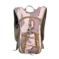 Mochila Táctica Impermeable Molle para Ciclismo, Running y Camping, con Bolsa de Hidratación de 2L para Exteriores