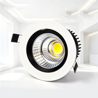 Spot LED encastré en aluminium pour la maison, 3W 5W, salon, couloir, projecteur COB