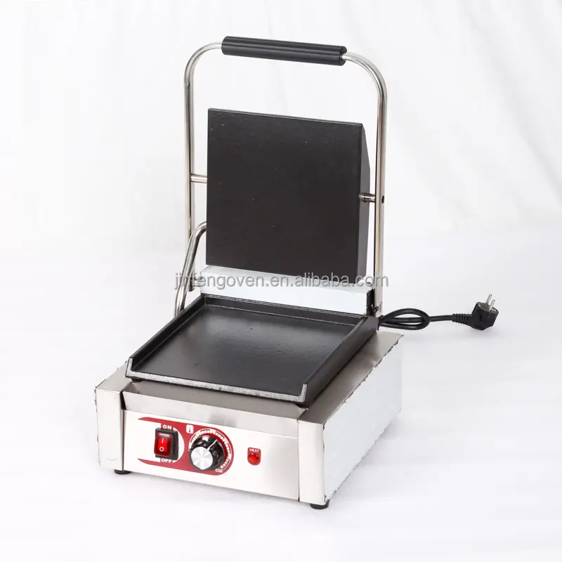 Commercial electric cast iron contact sandwich panel Panini Press Maker Grill griddle Machine