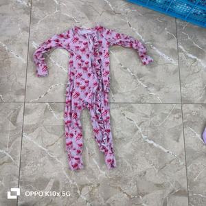 Pijamas de Bambú con Estampado Personalizado para Bebés, Niños y Niñas, Ropa de Dormir con Cierre para Bebés - Product Image 1