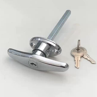 Serrure de porte de garage à bas prix, matériel de porte coulissante, serrure intelligente à rouleaux, type T, jeu de clés, serrures de portes de garage