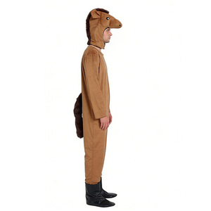 Disfraz de caballo adulto de peluche, disfraz de animal de cuerpo completo para juegos de rol, actuaciones en escenario y cosplay - Product Image 4