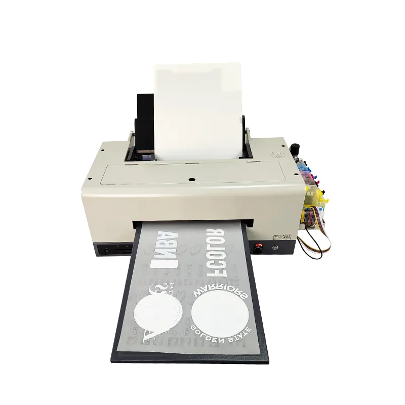 เครื่องพิมพ์ดิจิตอล DTF สำหรับฟิล์ม PET 30sm เครื่องพิมพ์ผ้าสิ่งทอ A3นวัตกรรมใหม่
