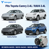 Compresseur de climatisation automobile 12v 10361581 88310-06320 88320-YC010 6512603 CO 11178JC 8831006240 8831042270 pour TOYOTA Camry 2.4L