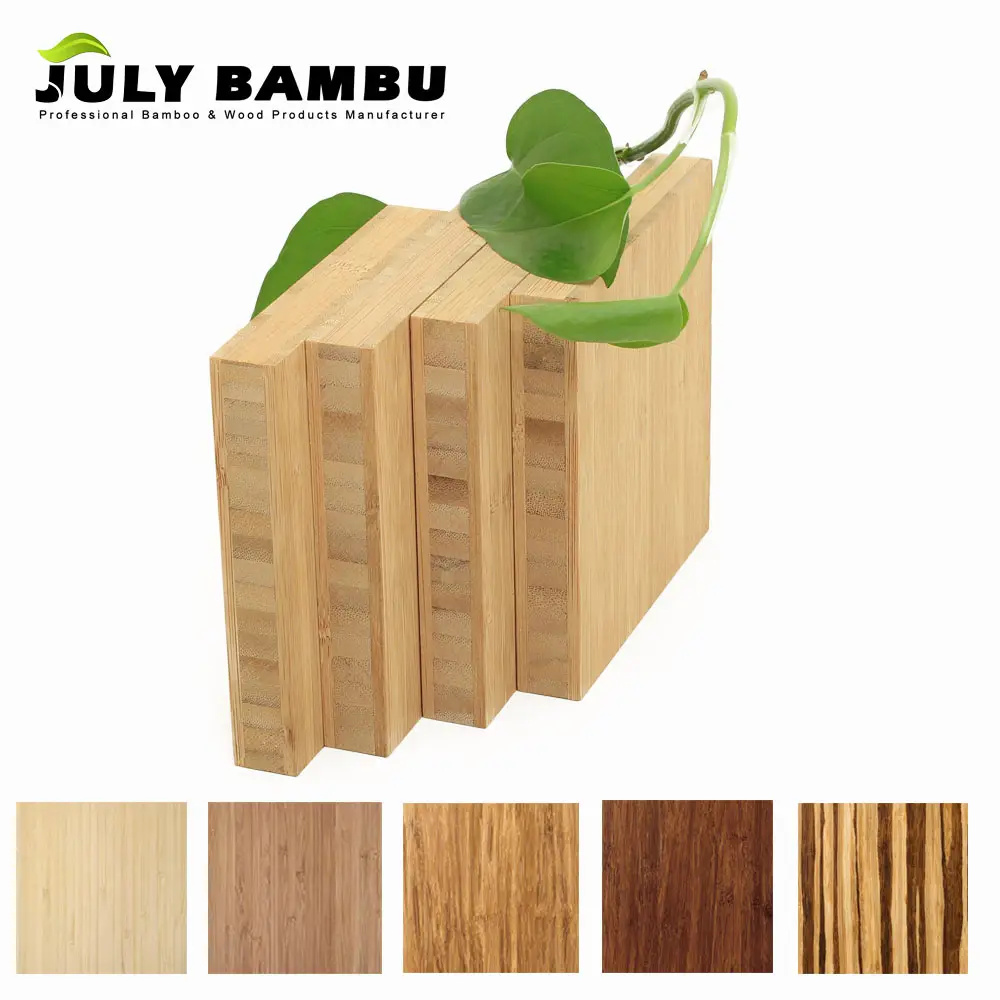 竹製クロスラミネート木材パネルキッチンカウンタートップ