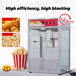 Máquina <span class=keywords><strong>de</strong></span> <span class=keywords><strong>Palomitas</strong></span> Comercial con Nueva Máquina <span class=keywords><strong>de</strong></span> <span class=keywords><strong>Palomitas</strong></span> <span class=keywords><strong>de</strong></span> Acero Inoxidable con Calentamiento Eléctrico Automático a Gas - Product Image 1