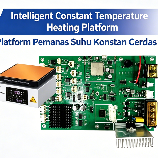 High Power Constant Temperature Heating Platform PCBA Board FR4 Material ISO9001 Certified Industrial SMD Preheating Control PCB