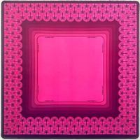 Tapis de jeu de Mahjong américain de luxe à motif floral rose aquarelle, centre à carreaux noir et blanc, décoratif, antidérapant en caoutchouc de silicone pour table