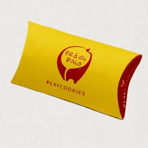 Custom Recycled <b>Brown</b> Kraft Paper Gift Packaging Pillow Shape <b>Box</b> - Product Image 1