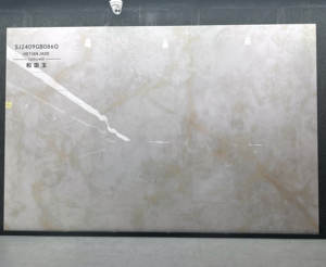 Dalles vitrifiées blanches 1200x2400 1200x2700 9mm Grandes tailles Finition mate et brillante Cuisine Salle <span class=keywords><strong>de</strong></span> bain Extérieur Comptoir <span class=keywords><strong>Jardin</strong></span> - Product Image 4