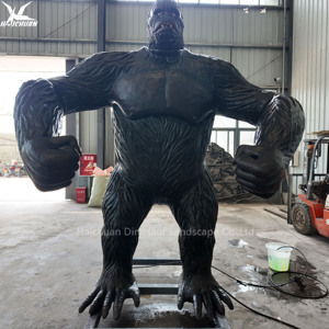 Cuộc Sống Kích thước animatronic động vật mô hình thực tế GORILLA tượng animatronic mô hình công viên chủ đề trang trí - Product Image 1