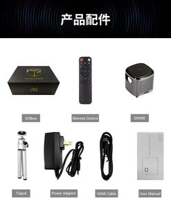 Proveedor Verificado, Proyector Inteligente Portátil Mini con Sistema Operativo Android DLP, 70 ANSI Lúmenes, 1080P, Multi-idioma, <span class=keywords><strong>para</strong></span> Cine en Casa y Juegos - Product Image 6