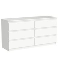 Commode de chambre à coucher nordique en bois d'ingénierie moderne 6 tiroirs bon marché 8 tiroirs