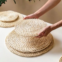 Nouveau Tapis de Table en Rotin au Design Moderne, Antidérapant et Anti-Chaleur pour Cuisine Domestique, Hôtels et Restaurants Occidentaux, Tapis Décoratif Durable