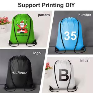 Bolsa Deportiva de Poliéster Reciclado con Cordón, Personalizable con Impresión, para Gimnasio o Béisbol - Product Image 6