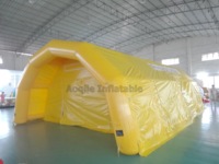 Tente gonflable publicitaire extérieure personnalisée en bâche PVC, certifiée CE, températures de -30°C à 70°C, dimensions 4-6 pieds